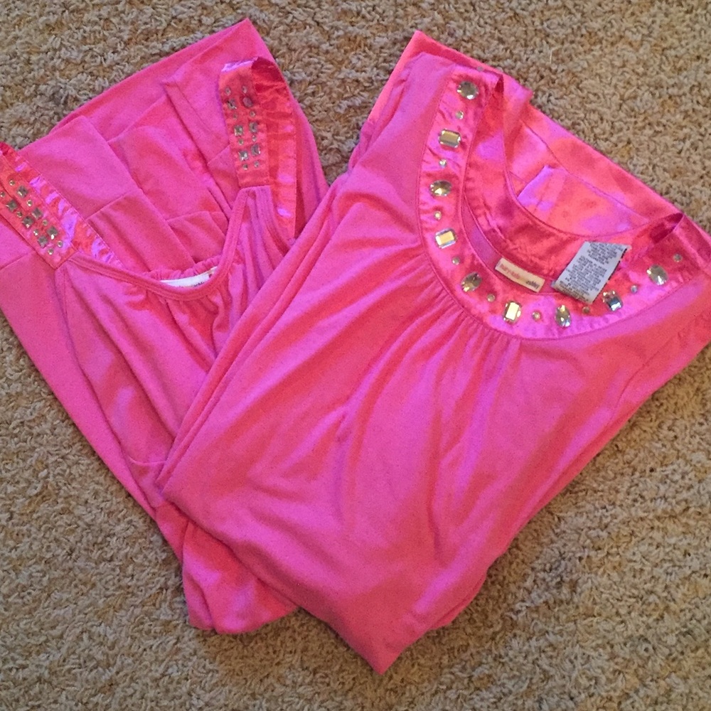 💥SOLDGIRLS Dress Set Both Pink NEVER WORN NWOT